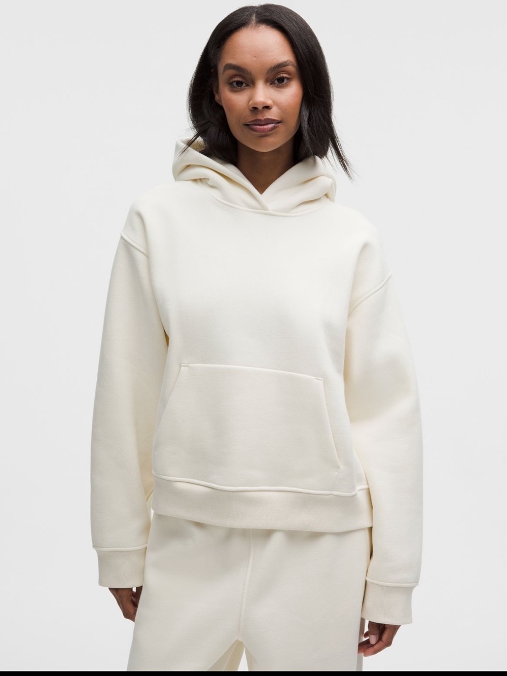NWT | Lululemon Women’s Steady State SuperLoft Hoodie | Ivory | Large